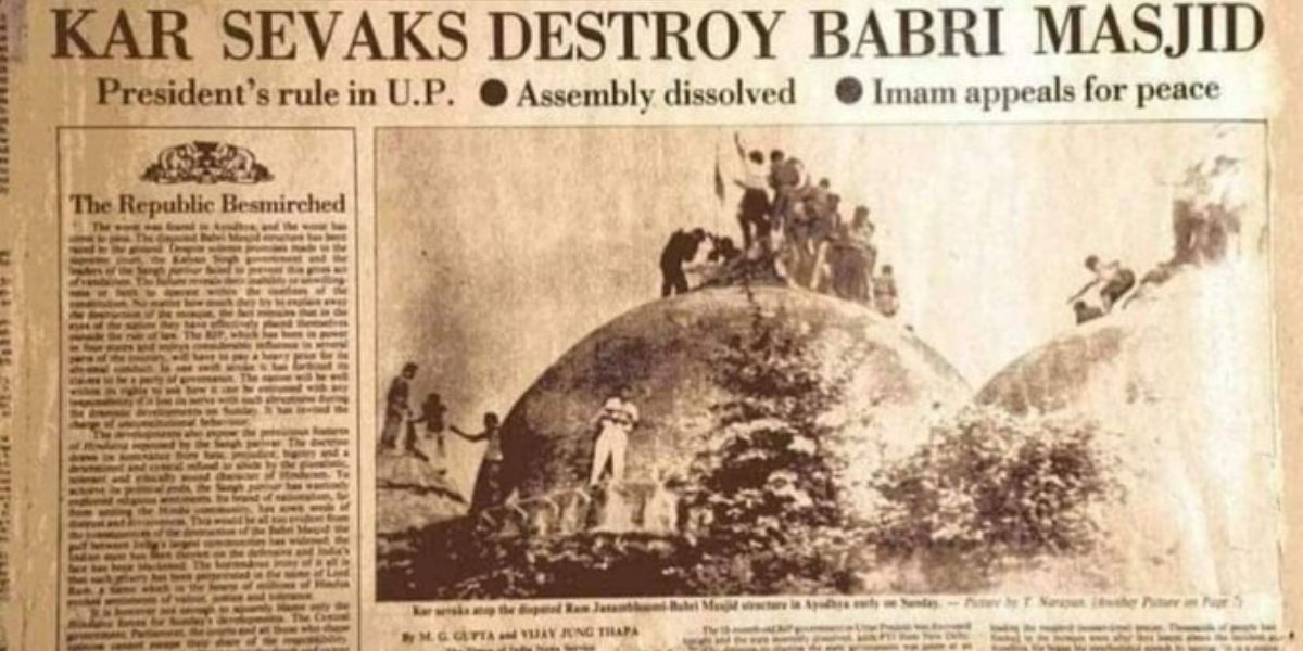 Anniversary of Babri demolition