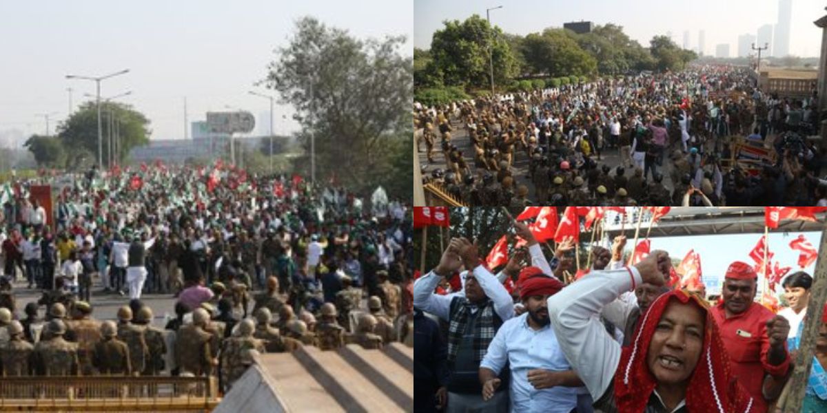 Farmers march